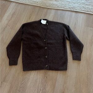 OAK + FORT Dark Brown Women's Cardigan